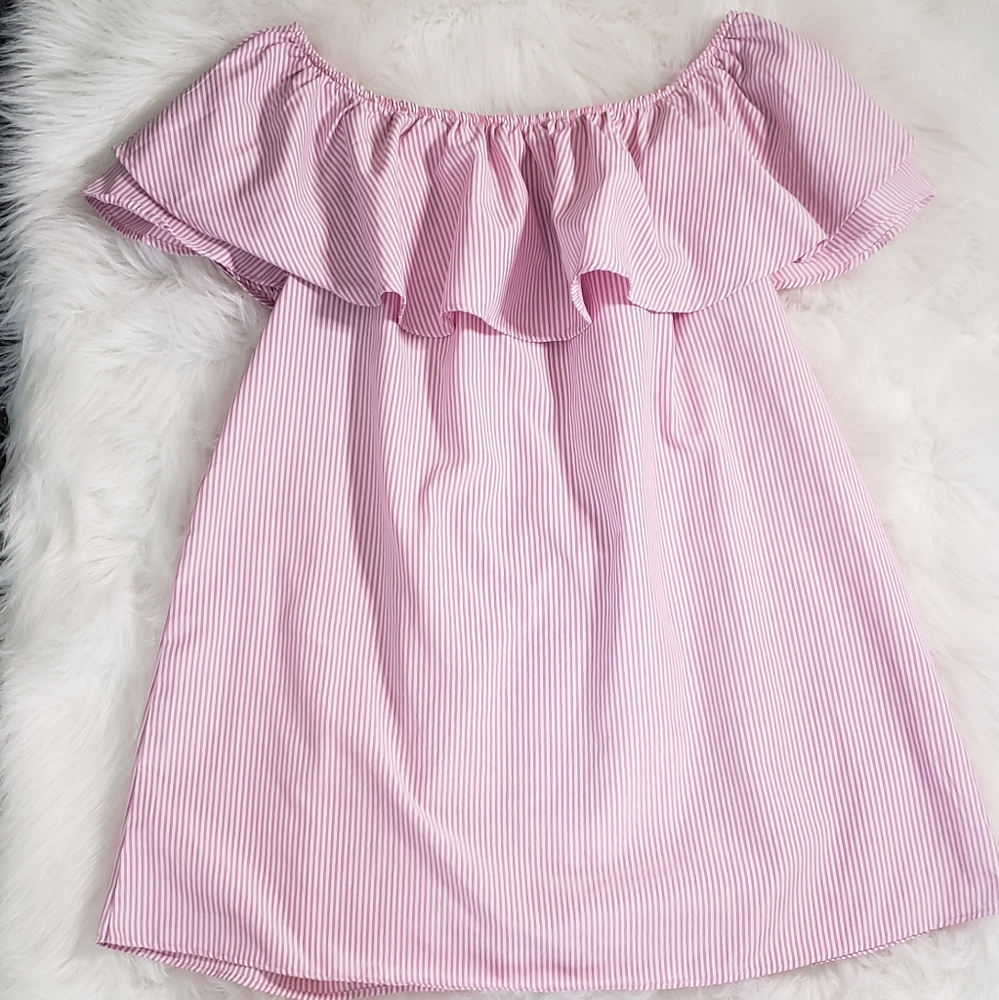 A pink dress